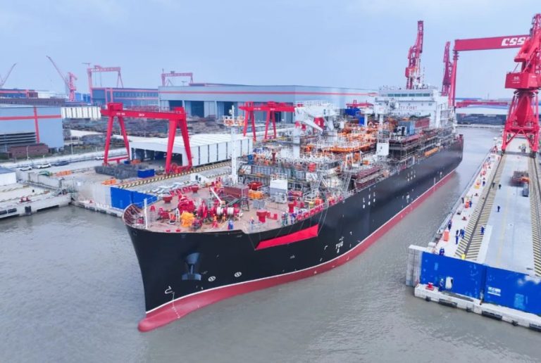 Hudong-Zhonghua launches TotalEnergies LNG bunkering vessel