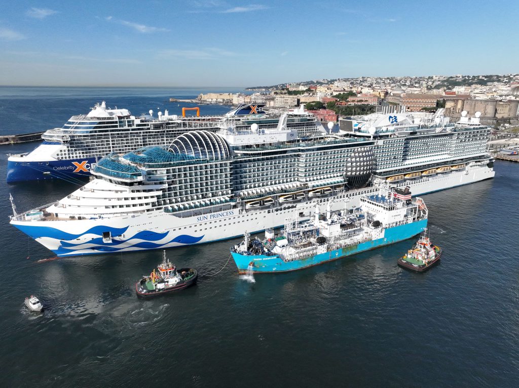 Axpo wraps up first cruise ship LNG bunkering in Naples