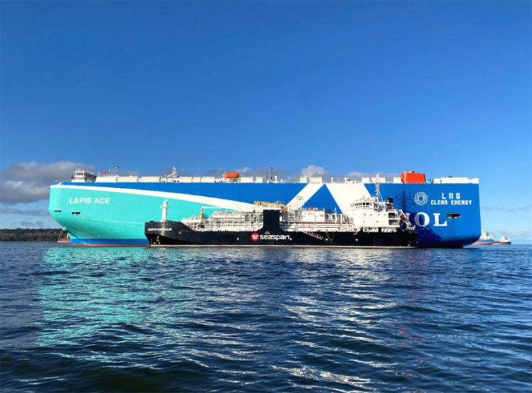 MOL seals LNG bunkering contract with Canada's Seaspan