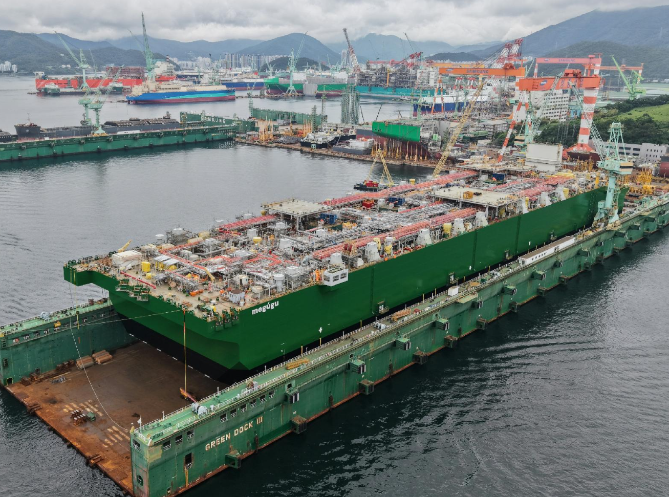 Cedar FLNG launched in South Korea