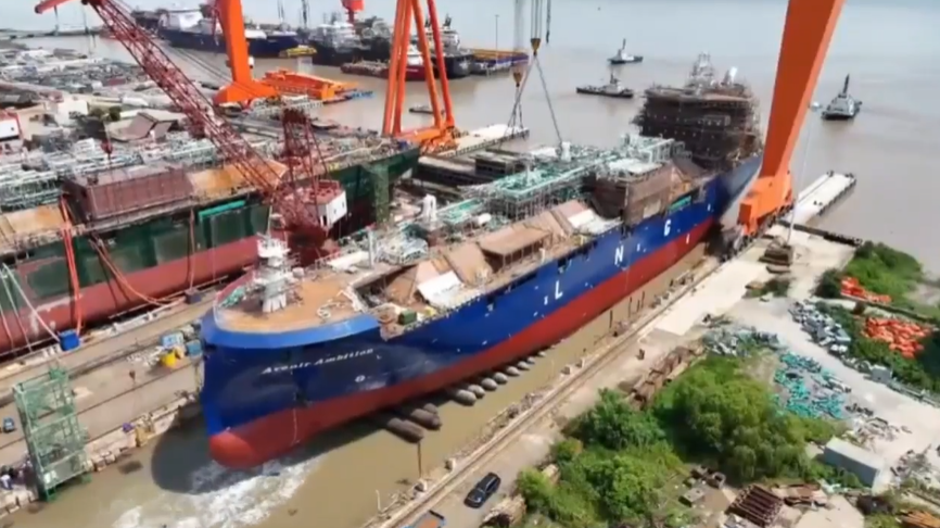 CIMC SOE launches Avenir LNG's bunkering vessel