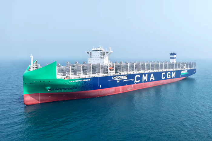 CMA CGM inks LoI with Chinese yard for LNG-powered giants