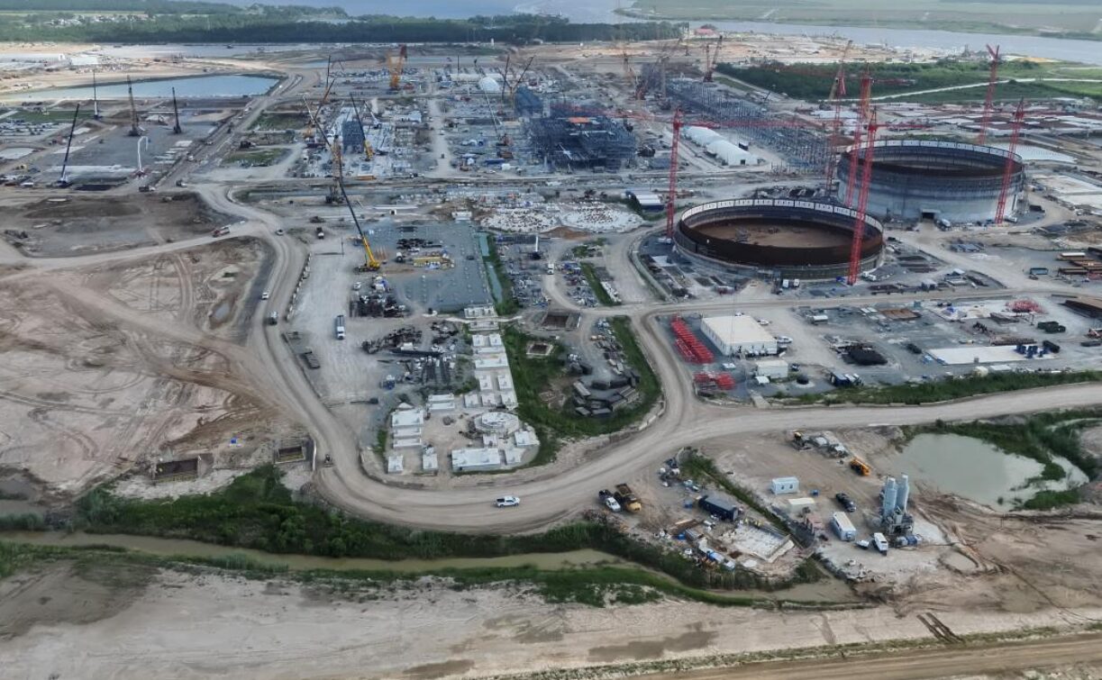 Construction progresses on Woodside’s Louisiana LNG project