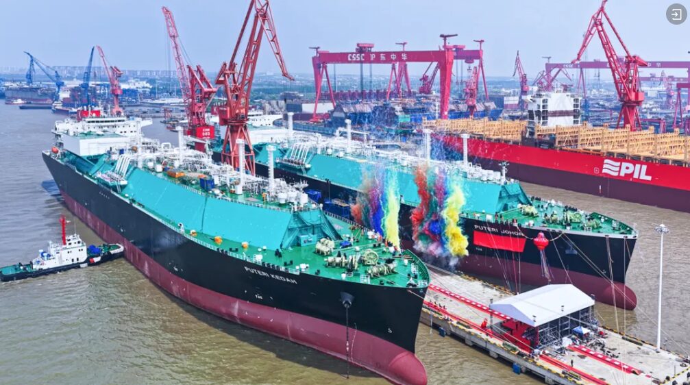 K Line, Petronas name LNG carrier duo in China