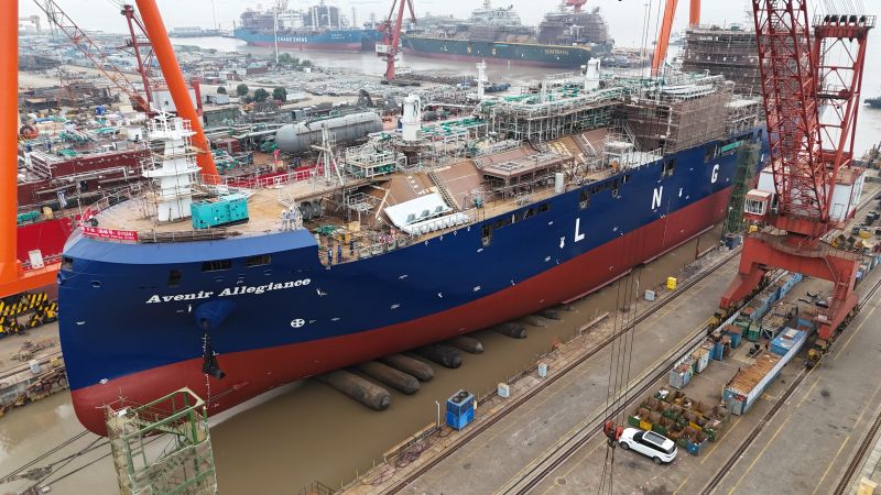 CIMC SOE launches Avenir’s LNG bunkering vessel