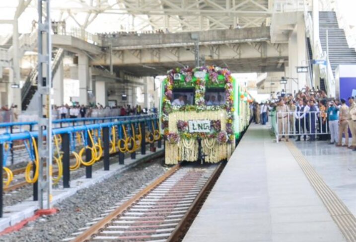 Indian Railways launches first LNG-powered train